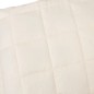 vidaXL Manta con peso tela color crema claro 220x260 cm 11 kg