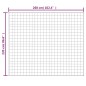 vidaXL Manta con peso tela color crema claro 220x260 cm 11 kg