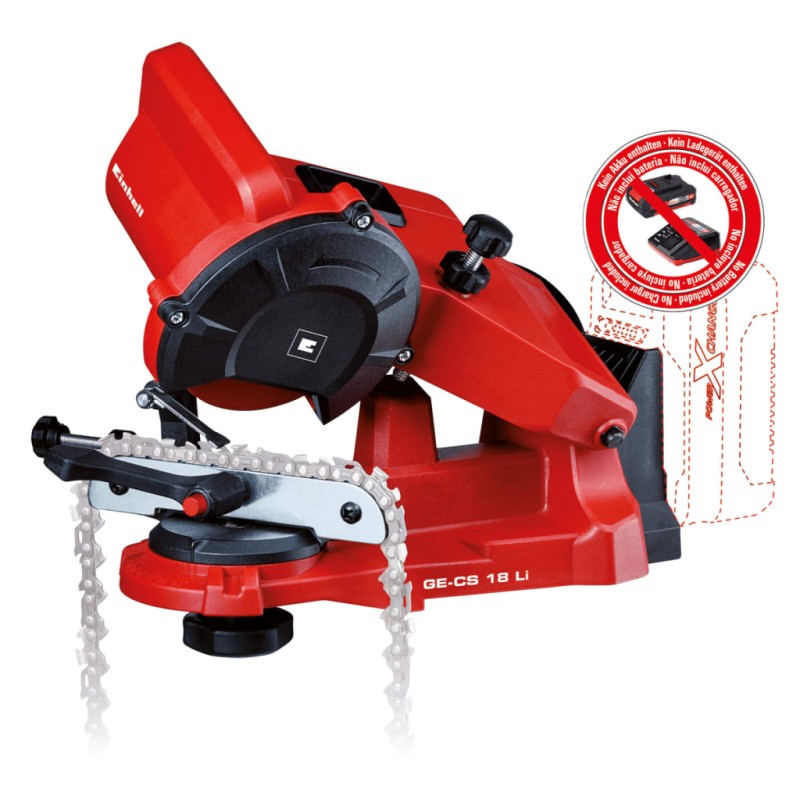 Einhell afilador inalámbrico de cadenas de motosierras GE-CS 18Li-Solo Einhell afilador inalámbrico de cadenas de motosierras GE-CS 18Li-Solo