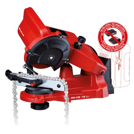 Einhell afilador inalámbrico de cadenas de motosierras GE-CS 18Li-Solo