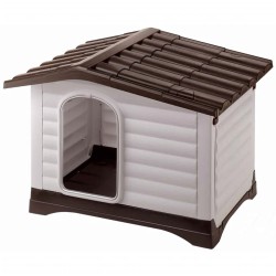 Ferplast Caseta para perros Villa 90 gris 88x72x65 cm 87255099