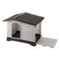 Ferplast Caseta para perros Villa 90 gris 88x72x65 cm 87255099 Ferplast Caseta para perros Villa 90 gris 88x72x65 cm 87255099