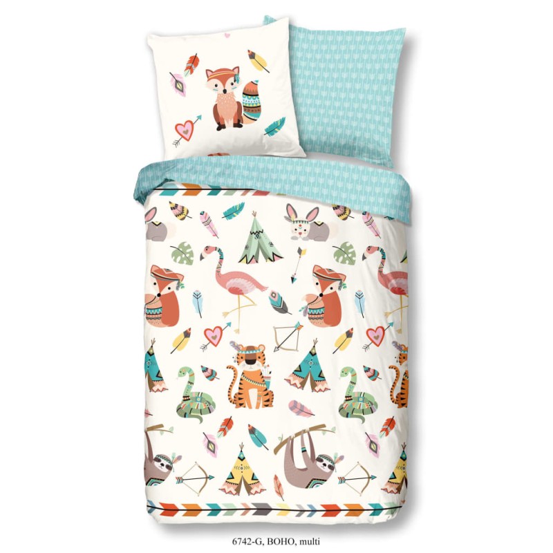 Good Morning Funda de edredón infantil Boho 135x200 cm Good Morning Funda de edredón infantil Boho 135x200 cm