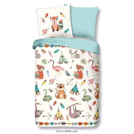 Good Morning Funda de edredón infantil Boho 135x200 cm