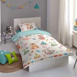 Good Morning Funda de edredón infantil Boho 135x200 cm