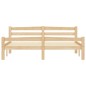 vidaXL Estructura de cama de madera de pino maciza 160x200 cm 
