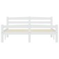vidaXL Estructura de cama de madera maciza de pino blanca 140x200 cm