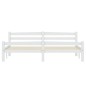 vidaXL Estructura de cama de madera maciza de pino blanca 180x200 cm vidaXL Estructura de cama de madera maciza de pino blanca 180x200 cm