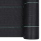 vidaXL Estera de control de malezas y raíces PP negro 2x5 m vidaXL Estera de control de malezas y raíces PP negro 2x5 m