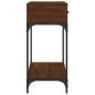 vidaXL Mesa consola madera de ingeniería marrón roble 100x34,5x75 cm vidaXL Mesa consola madera de ingeniería marrón roble 100x34,5x75 cm