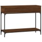vidaXL Mesa consola madera de ingeniería marrón roble 100x34,5x75 cm vidaXL Mesa consola madera de ingeniería marrón roble 100x34,5x75 cm