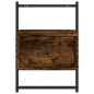 vidaXL Mesita de noche de pared roble ahumado 35x30x51 cm vidaXL Mesita de noche de pared roble ahumado 35x30x51 cm