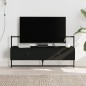 vidaXL Mueble de TV de pared madera ingeniería negro 100,5x30x51 cm vidaXL Mueble de TV de pared madera ingeniería negro 100,5x30x51 cm