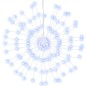 vidaXL Luces de Navidad de estrellas 140 LED blanco frío 17 cm vidaXL Luces de Navidad de estrellas 140 LED blanco frío 17 cm
