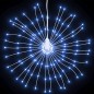 vidaXL Luces de Navidad de estrellas 140 LED blanco frío 17 cm vidaXL Luces de Navidad de estrellas 140 LED blanco frío 17 cm