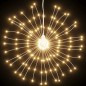 vidaXL Luces de Navidad de estrellas 2 uds 140 LED blanco cálido 17 cm vidaXL Luces de Navidad de estrellas 2 uds 140 LED blanco cálido 17 cm