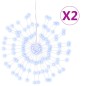 vidaXL Luces de Navidad de estrellas 2 uds 140 LED blanco frío 17 cm vidaXL Luces de Navidad de estrellas 2 uds 140 LED blanco frío 17 cm