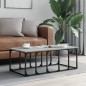 vidaXL Mesa de centro madera de ingeniería gris Sonoma 100x50x35,5 cm vidaXL Mesa de centro madera de ingeniería gris Sonoma 100x50x35,5 cm