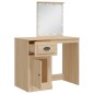 vidaXL Tocador con luces LED roble Sonoma 90x42x132,5 cm vidaXL Tocador con luces LED roble Sonoma 90x42x132,5 cm