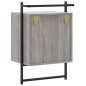 vidaXL Mesita de noche de pared gris Sonoma 40x30x61 cm vidaXL Mesita de noche de pared gris Sonoma 40x30x61 cm