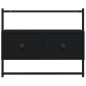 vidaXL Mueble de TV de pared madera ingeniería negro 60,5x30x51 cm