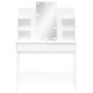 vidaXL Tocador con luces LED blanco brillante 96x40x142 cm vidaXL Tocador con luces LED blanco brillante 96x40x142 cm