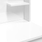 vidaXL Tocador con luces LED blanco brillante 96x40x142 cm vidaXL Tocador con luces LED blanco brillante 96x40x142 cm
