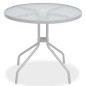 vidaXL Juego de comedor de jardín 6 piezas acero y textilene gris vidaXL Juego de comedor de jardín 6 piezas acero y textilene gris
