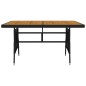 vidaXL Juego de comedor de jardín 5 piezas ratán sintético negro vidaXL Juego de comedor de jardín 5 piezas ratán sintético negro