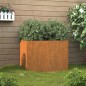 vidaXL Jardinera de acero corten 62x47x46 cm vidaXL Jardinera de acero corten 62x47x46 cm