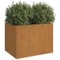 vidaXL Jardinera de acero corten 62x47x46 cm vidaXL Jardinera de acero corten 62x47x46 cm