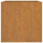 vidaXL Jardinera de acero corten 62x47x46 cm vidaXL Jardinera de acero corten 62x47x46 cm
