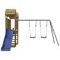 vidaXL Parque infantil de exterior madera de pino impregnada