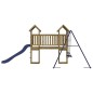 vidaXL Parque infantil de exterior madera de pino impregnada