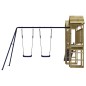 vidaXL Parque infantil de exterior madera de pino impregnada