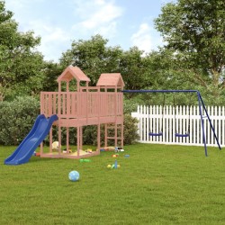 vidaXL Parque infantil de exterior madera maciza Douglas