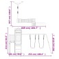 vidaXL Parque infantil de exterior madera maciza Douglas vidaXL Parque infantil de exterior madera maciza Douglas