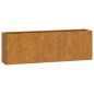 vidaXL Jardineras de pared 2 uds acero corten oxidado 53x10x17 cm vidaXL Jardineras de pared 2 uds acero corten oxidado 53x10x17 cm