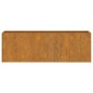 vidaXL Jardineras de pared 2 uds acero corten oxidado 53x10x17 cm vidaXL Jardineras de pared 2 uds acero corten oxidado 53x10x17 cm
