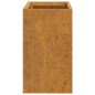 vidaXL Jardineras de pared 2 uds acero corten oxidado 53x10x17 cm vidaXL Jardineras de pared 2 uds acero corten oxidado 53x10x17 cm