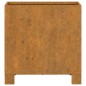 vidaXL Jardinera con patas acero corten oxidado 32x30x33 cm vidaXL Jardinera con patas acero corten oxidado 32x30x33 cm