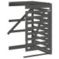 vidaXL Extensión para cobertizo de cubos de basura madera de pino gris vidaXL Extensión para cobertizo de cubos de basura madera de pino gris