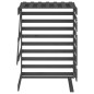 vidaXL Extensión para cobertizo de cubos de basura madera de pino gris vidaXL Extensión para cobertizo de cubos de basura madera de pino gris