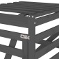 vidaXL Extensión para cobertizo de cubos de basura madera de pino gris vidaXL Extensión para cobertizo de cubos de basura madera de pino gris