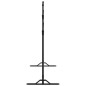 vidaXL Soportes de telón de fondo 2 uds acero negro 254x243 cm vidaXL Soportes de telón de fondo 2 uds acero negro 254x243 cm