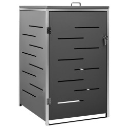 vidaXL Cobertizo para un contenedor basura acero 69x77,5x112,5 cm