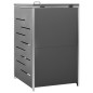 vidaXL Cobertizo para un contenedor basura acero 69x77,5x112,5 cm vidaXL Cobertizo para un contenedor basura acero 69x77,5x112,5 cm