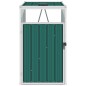 vidaXL Cobertizo para contenedor de basura acero 72x81x121 cm vidaXL Cobertizo para contenedor de basura acero 72x81x121 cm