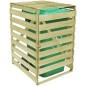vidaXL Cobertizo para contenedor de basura de madera impregnada 240 L vidaXL Cobertizo para contenedor de basura de madera impregnada 240 L
