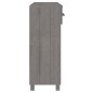 vidaXL Mesa consola HAMAR madera maciza de pino gris claro 90x35x90 cm vidaXL Mesa consola HAMAR madera maciza de pino gris claro 90x35x90 cm